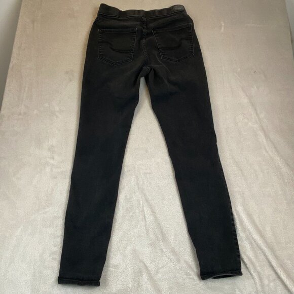 Signature by Levi Women's Jeans Size 8L 29x32 Black Stretch Denim Pull-On Skinny - Picture 12 of 12